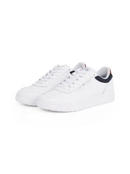 TOMMY HILFIGER Sneaker 'BASKET CORE LITE' Weiß/Dunkelblau/Rot/Creme