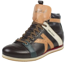 Herren Leder Halbschuhe Sneaker Wechselfussbett
