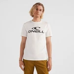 O'Neill T-Shirt O'NEILL LOGO T-SHIRT Weiß/Khaki/Grau/Creme/Beige
