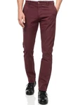 Rusty Neal Chinohose Regular Fit Dunkelrot/Bordeaux/Rot