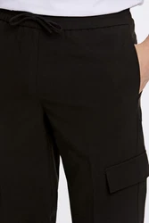 LINDBERGH Stoffhose Cargo-Style Schwarz/Khaki/Dunkelbraun