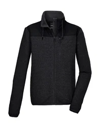 G.I.G.A. DX by killtec Fleecejacke GW 35 MN KNTFLC JCKT Schwarz/Dunkelgrau/Grau