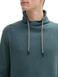 TOM TAILOR Pullover Türkis/Grau/Grün/Blau