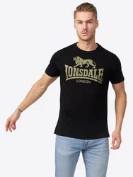 Lonsdale T-Shirt Logo Dunkelgrün/Grün/Braun