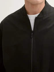 TOM TAILOR Outdoorjacke Tech Bomberjacke Schwarz