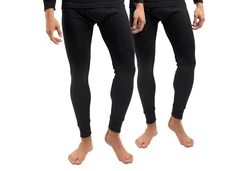 celodoro Funktionshose 2er Pack Ski-Thermo Unterhose Schwarz