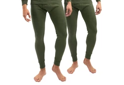 celodoro Funktionshose 2er Pack Ski-Thermo Unterhose Dunkelgrün/Khaki