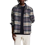 Lyle & Scott Check Flannel Overshirt Hemdjacke Hellblau/Blau/Beige/Lila/Schwarz