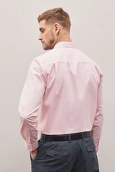 Next Langarmhemd Regular Fit Hemd Rosa