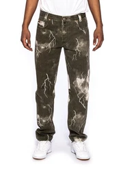 Picaldi Jeans Zicco 472 5-Pocket Style Dunkelgrün/Khaki/Beige
