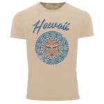 Neverless Print-Shirt Herren T-Shirt Hawaii Tattoo Tribal Maui Ethno Style Blau/Weiß/Khaki/Beige/Gelb