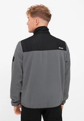 Bench. Sweatjacke BURLOW Dunkelgrau/Hellgrau/Grau