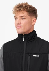 Bench. Sweatjacke BURLOW Dunkelgrau/Hellgrau/Grau