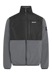 Bench. Sweatjacke BURLOW Dunkelgrau/Hellgrau/Grau