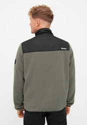 Bench. Sweatjacke BURLOW Dunkelgrün/Grün/Khaki