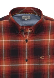 camel active Langarmhemd Rot/Orange/Braun/Dunkelrot