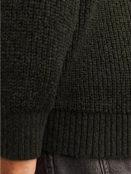 Jack & Jones PlusSize Rundhalspullover JJJONES KNIT CREW NECK Dunkelgrün