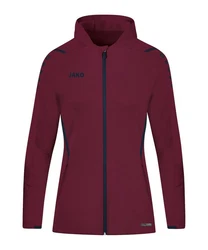 Jako Sweatjacke Challenge Trainingsjacke Damen Lila/Dunkelrot/Rosa