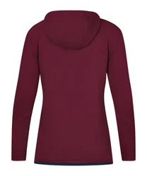 Jako Sweatjacke Challenge Trainingsjacke Damen Lila/Dunkelrot/Rosa