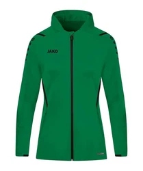 Jako Sweatjacke Challenge Trainingsjacke Damen Dunkelgrün/Grün