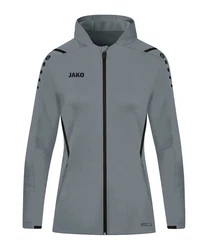 Jako Sweatjacke Challenge Trainingsjacke Damen Dunkelgrau/Dunkelblau/Grau/Hellgrau