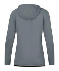 Jako Sweatjacke Challenge Trainingsjacke Damen Dunkelgrau/Dunkelblau/Grau/Hellgrau