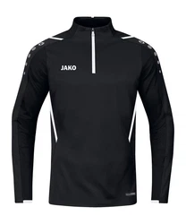 Jako Sweatshirt Challenge Ziptop Schwarz/Dunkelblau/Orange