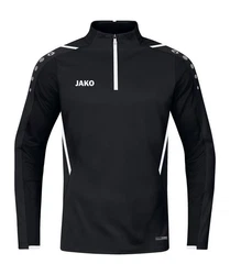 Jako Sweatshirt Challenge Ziptop Schwarz/Dunkelblau/Orange