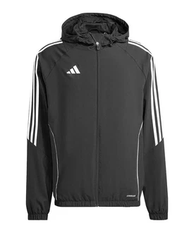 adidas Performance Sweatjacke Tiro 24 Windbreaker Dunkelgrau/Grau/Schwarz/Hellgrau