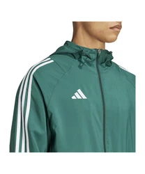 adidas Performance Sweatjacke Tiro 24 Windbreaker Türkis/Dunkelgrün/Grün