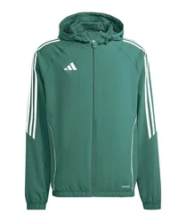 adidas Performance Sweatjacke Tiro 24 Windbreaker Türkis/Dunkelgrün/Grün