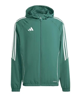 adidas Performance Sweatjacke Tiro 24 Windbreaker Türkis/Dunkelgrün/Grün