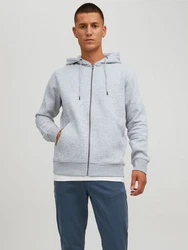 Jack & Jones Langarmshirt Grau/Hellgrau