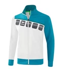 Erima Sweatjacke 5-C Präsentationsjacke Orange/Türkis/Pastell/Blau