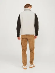 Jack & Jones Weste JORVESTERBRO Weiß/Grau/Hellgrau/Khaki/Braun/Creme/Beige