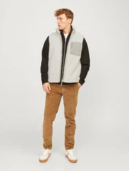 Jack & Jones Weste JORVESTERBRO Weiß/Grau/Hellgrau/Khaki/Braun/Creme/Beige