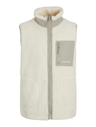 Jack & Jones Weste JORVESTERBRO Weiß/Grau/Hellgrau/Khaki/Braun/Creme/Beige
