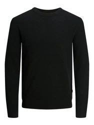JACK & JONES Pullover JJEPerfect Schwarz