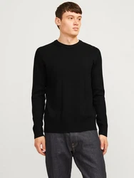 JACK & JONES Pullover JJEPerfect Schwarz