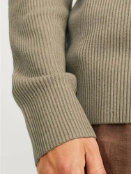 JACK & JONES Pullover JJEPerfect Khaki/Beige