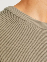 JACK & JONES Pullover JJEPerfect Khaki/Beige