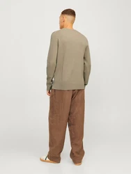JACK & JONES Pullover JJEPerfect Khaki/Beige