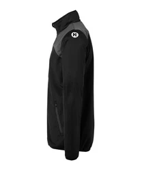 Kempa Sweatjacke Emotion 2.0 Poly Full Zip Jacke Schwarz/Dunkelrot