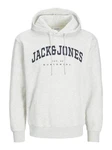 Jack & Jones Sweatshirt JJECALEB VARSITY HOOD NOOS navy/weimeliert