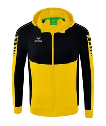 Erima Sweatjacke SIX WINGS Kapuzenjacke Gelb
