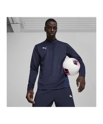 PUMA Sweatshirt teamGOAL Training 1/4 Zip Dunkelblau