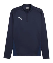 PUMA Sweatshirt teamGOAL Training 1/4 Zip Dunkelblau