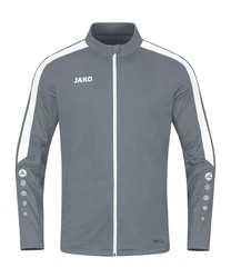 Jako Sweatjacke Power Polyesterjacke Grau/Dunkelgrau/Dunkelblau/Hellgrau