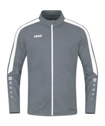 Jako Sweatjacke Power Polyesterjacke Grau/Dunkelgrau/Dunkelblau/Hellgrau