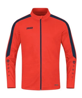 Jako Sweatjacke Power Polyesterjacke Rot/Orange
